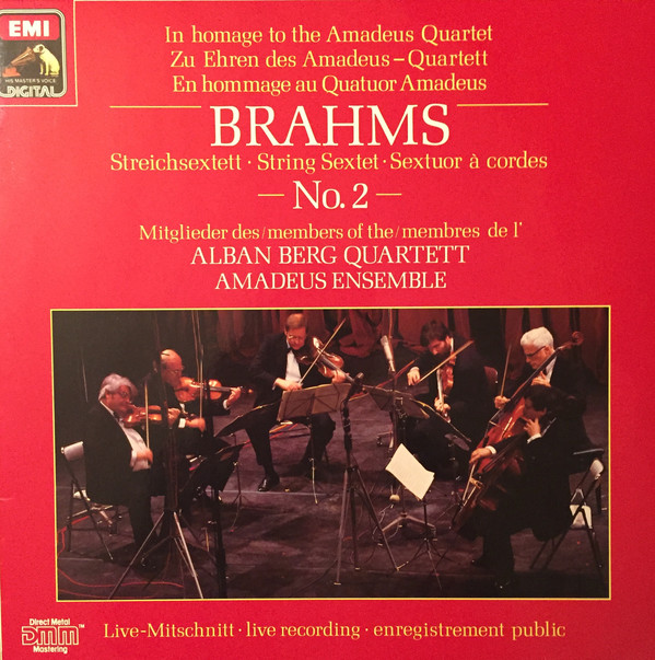 Johannes Brahms Streichsextett No 2 String Sextet No 2 Sextuor