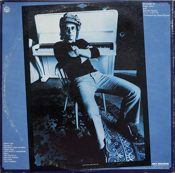 Elton John Empty Sky Vinyl Records Online Praha