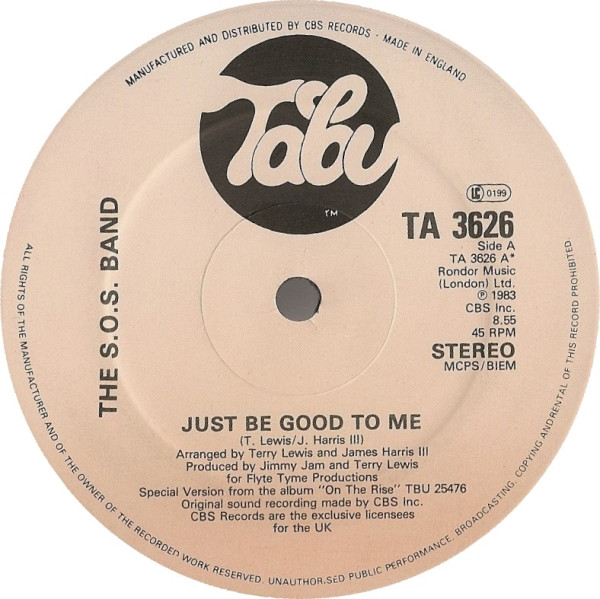 Just be good to me. Karmah just be good to me. Karmah just be good to me Radio Cut. The SOS Band - just be good to me.