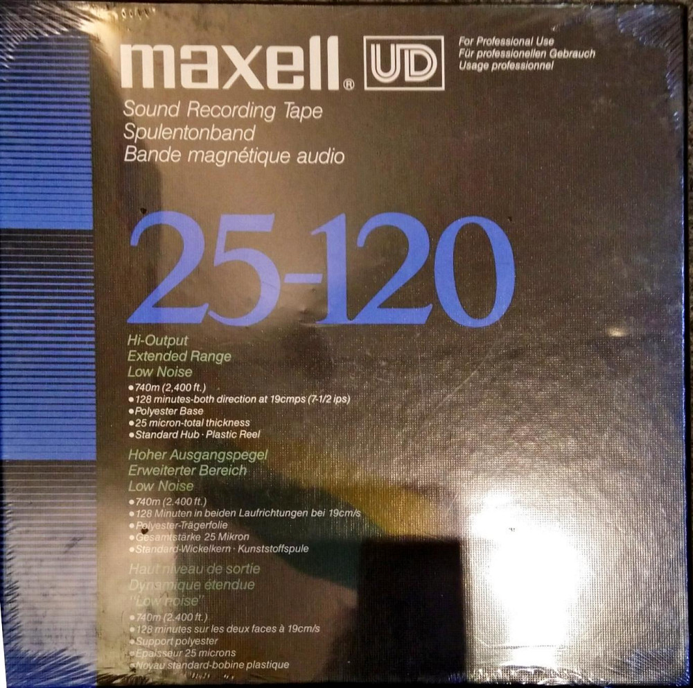 Maxell - UD 25-120 -Cassette Tapes Reel to Reel Tapes Vinyl Records Online  Prague