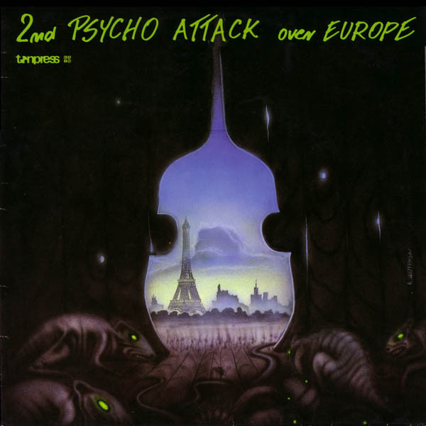 Various Artists - 2nd Psycho Attack Over Europe - vinyl records 