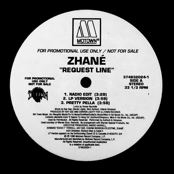 Zhane Request Line Vinyl Records Online Praha