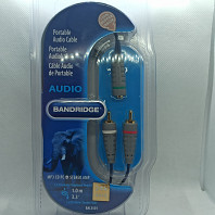 Bandridge - RCA - Jack 3,5 M-F 1m