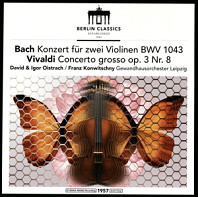 Bach/Vivaldi - Concerto For 2 Violins In D Minor/Concerto Grosso Op.3