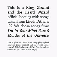 Songs From I'm In Your Mind Fuzz & Murder of the Universe Live In Athens '25