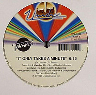 Tavares - It Only Takes a Minute