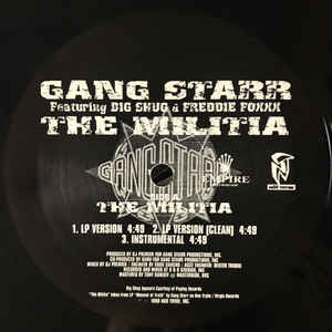 Gang Starr - The Militia - vinyl records online Praha