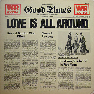 Eric Burdon & War - Love Is All Around