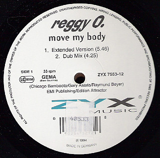 Reggy O. - Move My Body