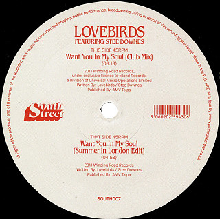 Lovebirds - Want You In My Soul