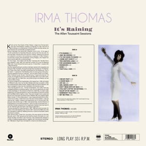 Irma Thomas - It's Raining - the Allen Toussaint Sessions